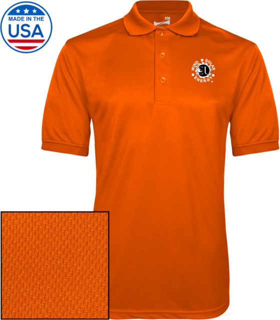 Everglades University Dry Mesh Polo Wind Solar EnergyA Trademark - ONLINE ONLY