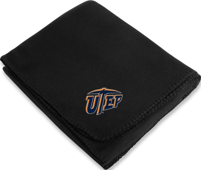 UTEP Arctic Fleece Blanket Primary University Mark - ONLINE ONLY
