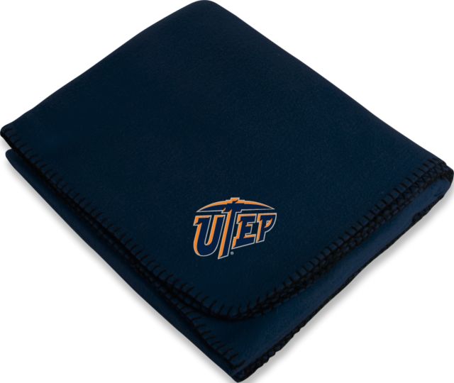 UTEP Arctic Fleece Blanket Primary University Mark - ONLINE ONLY