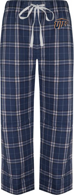 UTEP/White Flannel Pajama Pant Primary University Mark - ONLINE ONLY