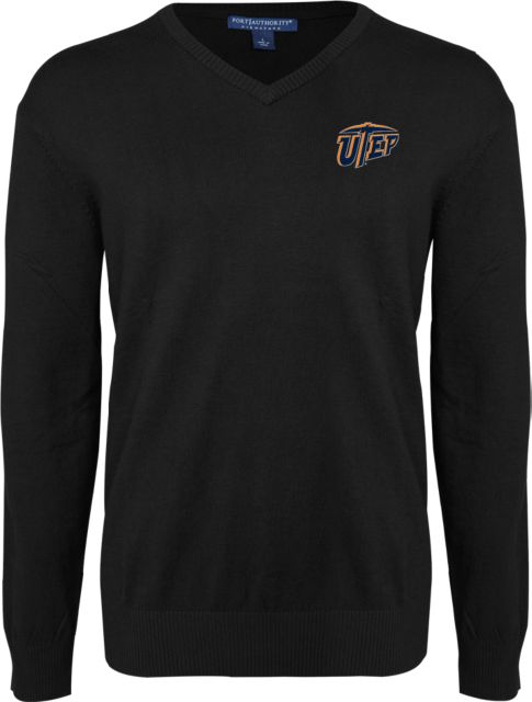 UTEP Classic Mens V Neck Black