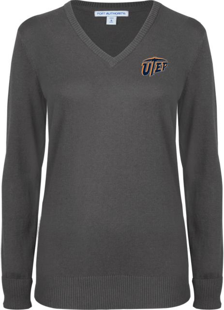 University of Texas El Paso UTEP Columbia Tamiami Performance Navy Short Sleeve Shirt Miners Pick | Large