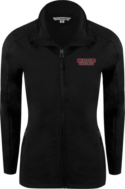 North Carolina Central Womens Softshell Jacket NCCU Eagles Stacked Wordmark - ONLINE ONLY