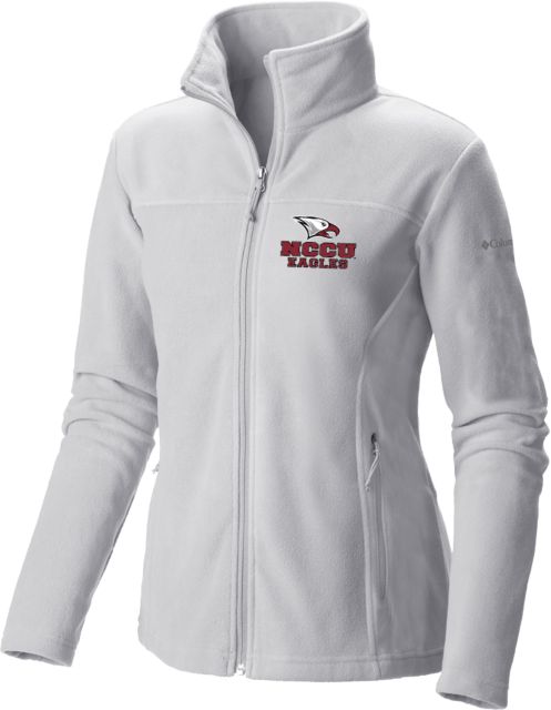 North Carolina Central Columbia Womens Full Zip Fleece Jacket NCCU Eagle Head Athletics Mark - ONLINE ONLY