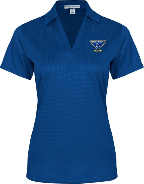 Embry Riddle Prescott Ladies Performance Fine Jacquard Polo Athletic Mark - Arizona - ONLINE ONLY