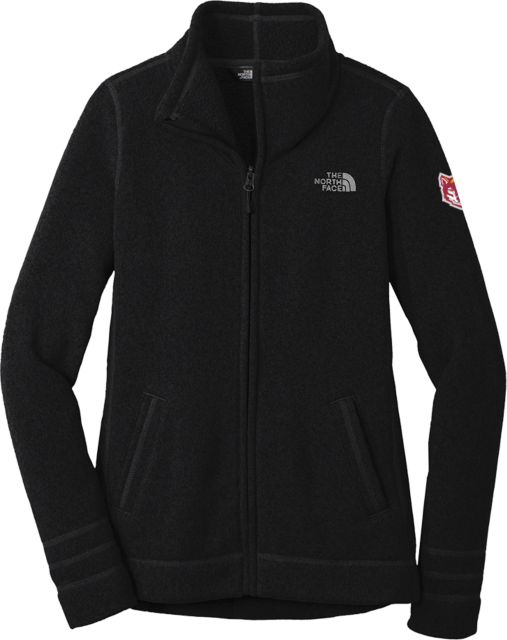 Alvernia The North Face Ladies Heather Fleece Jacket Wolf Head - ONLINE ONLY