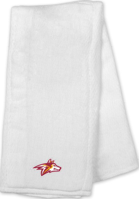 Alvernia Baby Burp Cloth Golden Wolf Head - ONLINE ONLY