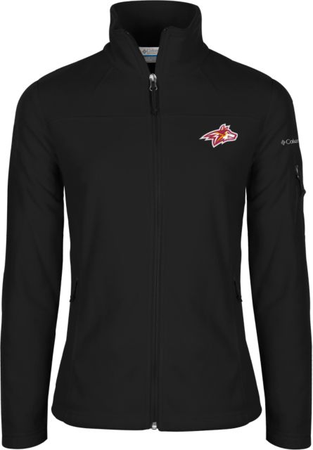 Alvernia Columbia Ladies Full Zip Fleece Jacket Golden Wolf Head - ONLINE ONLY