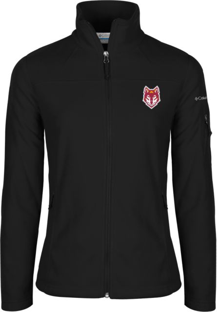 Alvernia Columbia Ladies Full Zip Fleece Jacket Wolf Head - ONLINE ONLY