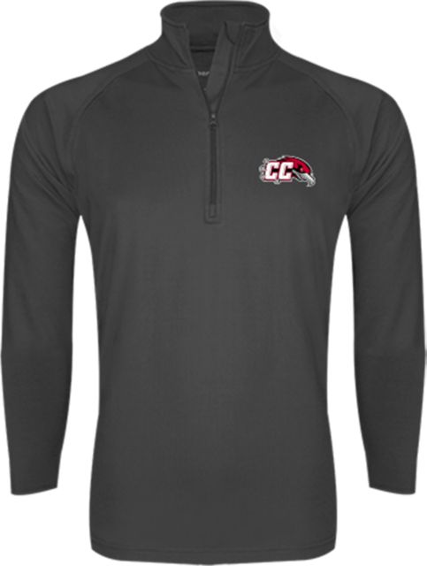 Casper Sport Tek Sport Wick Stretch 1/2 Zip Pullover CC with Thunderbird - ONLINE ONLY