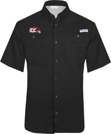 Casper Columbia Tamiami Performance Short Sleeve Shirt CC with Thunderbird - ONLINE ONLY