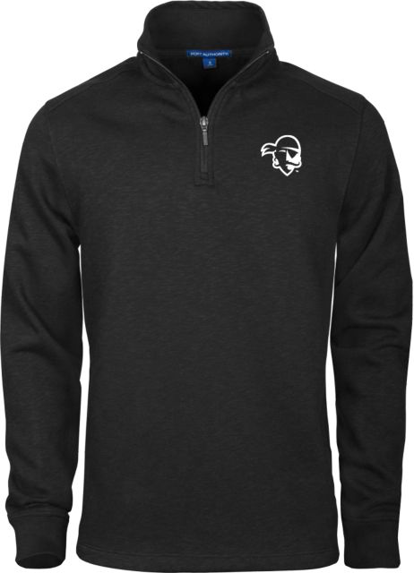 Seton Hall Slub Fleece 1/4 Zip Pullover Primary Athletics Logo - ONLINE ONLY