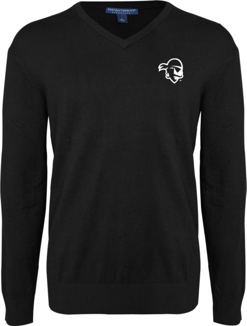 Seton Hall Classic Mens V Neck Sweater Primary Athletics Logo - ONLINE ONLY