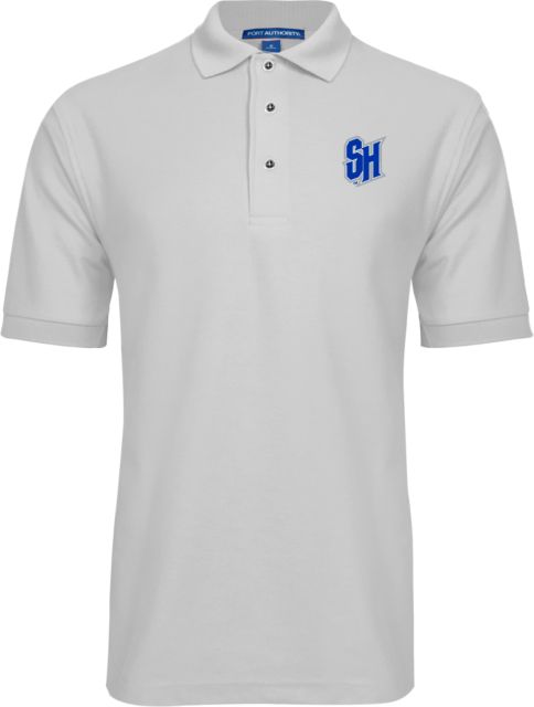 Seton Hall Easycare Pique Polo Secondary Athletic Logo - ONLINE ONLY