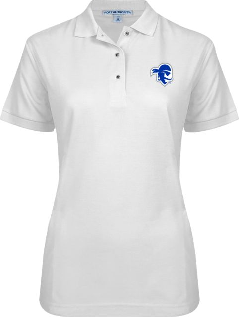 Seton Hall Ladies Easycare Pique Polo Primary Athletics Logo - ONLINE ONLY
