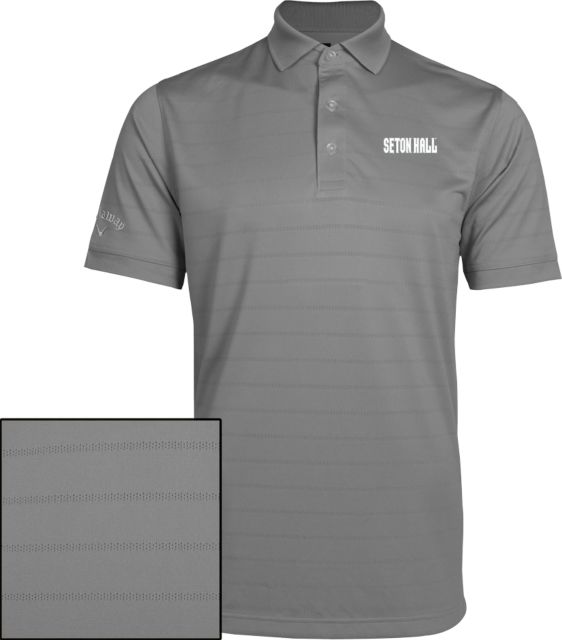 Seton Hall Callaway Opti Vent Polo Seton Hall Wordmark - ONLINE ONLY