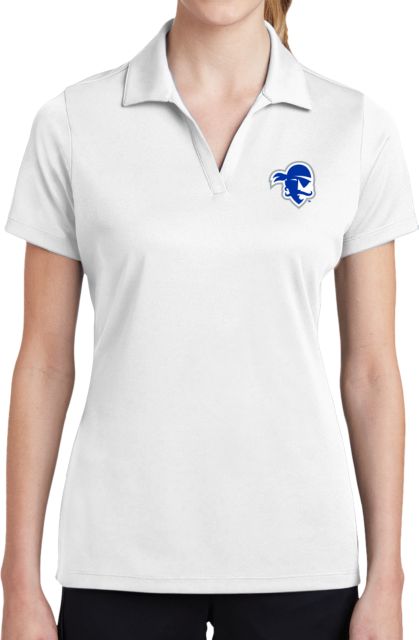 Seton Hall Ladies Dry Mesh Polo Primary Athletics Logo - ONLINE ONLY