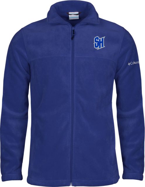 Seton Hall Columbia Full Zip Fleece Jacket Secondary Athletic Logo - ONLINE ONLY