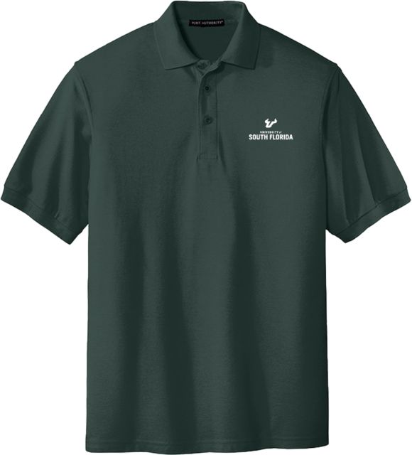 South Florida Extended Silk Touch Polo Primary Mark Vertical - PLUS - ONLINE ONLY