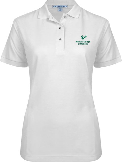 South Florida Womens Silk Touch Pique Polo Morsani College of Medicine - ONLINE ONLY