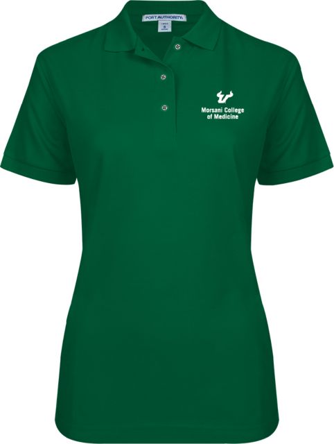 South Florida Womens Silk Touch Pique Polo Morsani College of Medicine - ONLINE ONLY