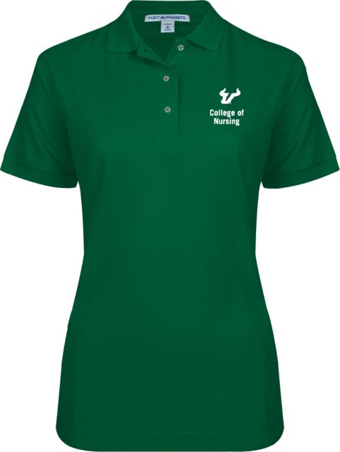 South Florida Womens Silk Touch Pique Polo College of Nursing - ONLINE ONLY