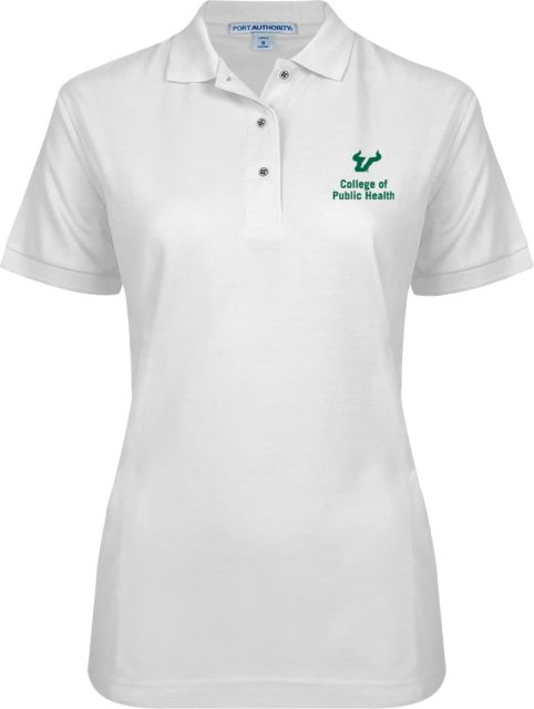 South Florida Womens Silk Touch Pique Polo College of Public Health - ONLINE ONLY