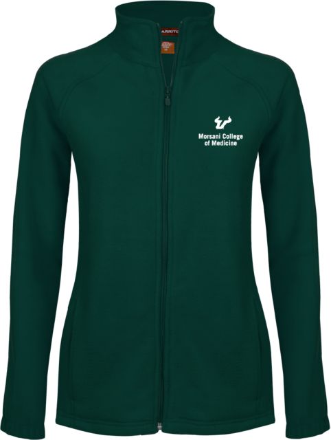 South Florida Womens Fleece Full Zip Jacket Morsani College of Medicine