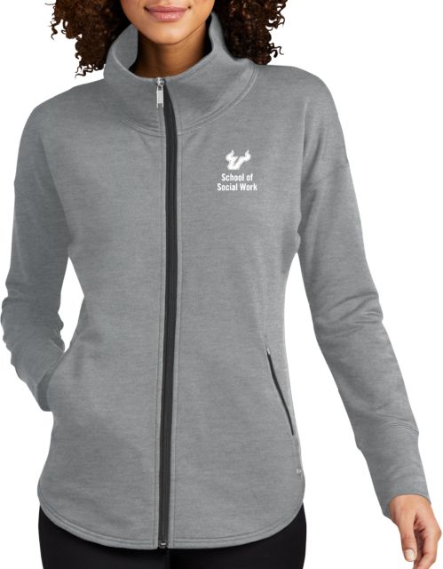 South Florida OGIO Womens Heather Luuma Full Zip Fleece School of Social Work - ONLINE ONLY
