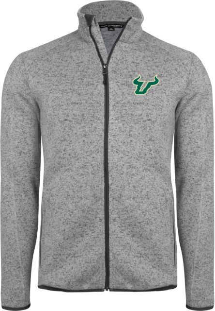 South Florida Sweater Fleece Heather Jacket Bull Head - ONLINE ONLY
