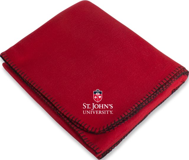 St. Johns Arctic Fleece Blanket University Mark Stacked - ONLINE ONLY