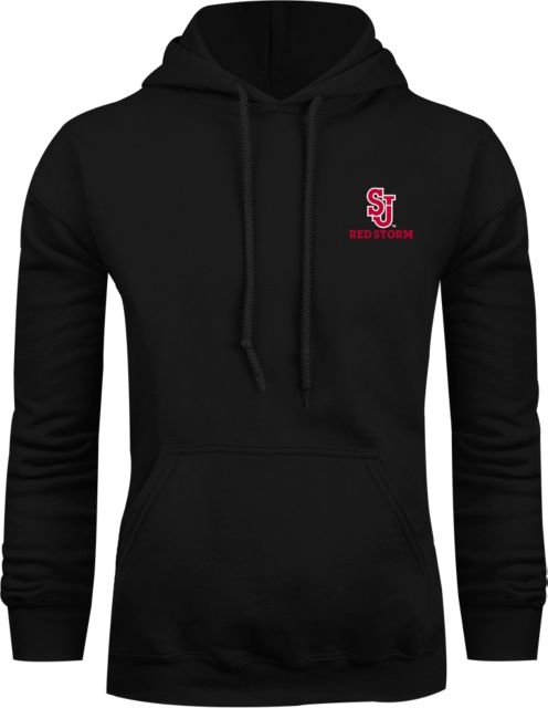 St. Johns Fleece Hoodie SJ Redstorm Stacked - ONLINE ONLY