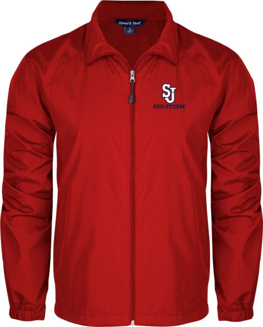 St. Johns Full Zip Wind Jacket SJ Redstorm Stacked - ONLINE ONLY