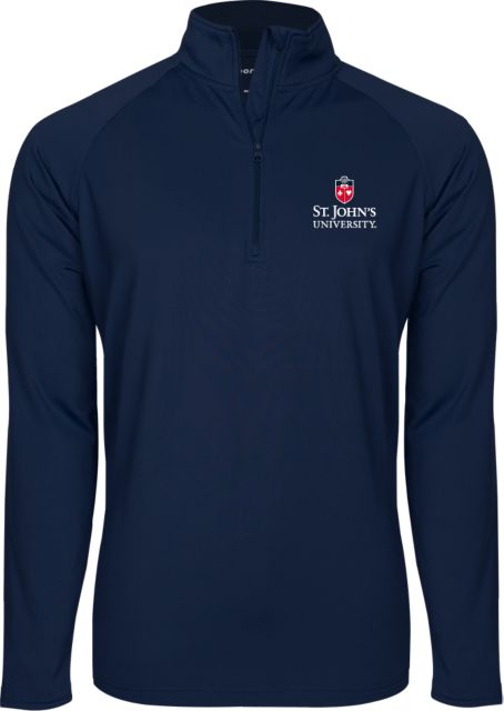 St. Johns Sport Wick Stretch 1/2 Zip Pullover University Mark Stacked - ONLINE ONLY