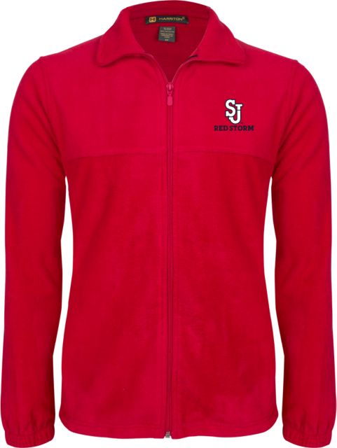 St. Johns Fleece Full Zip Jacket SJ Redstorm Stacked - ONLINE ONLY