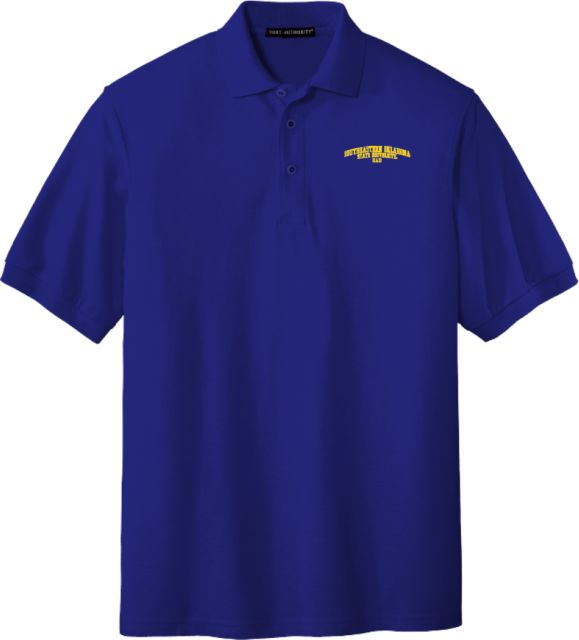Southeastern Oklahoma State Silk Touch Polo Savage Storm Arched Mom - ONLINE ONLY