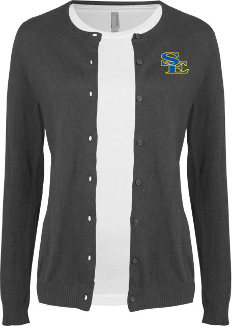 Southeastern Oklahoma State Cardigan Sweater SE Symbol - ONLINE ONLY