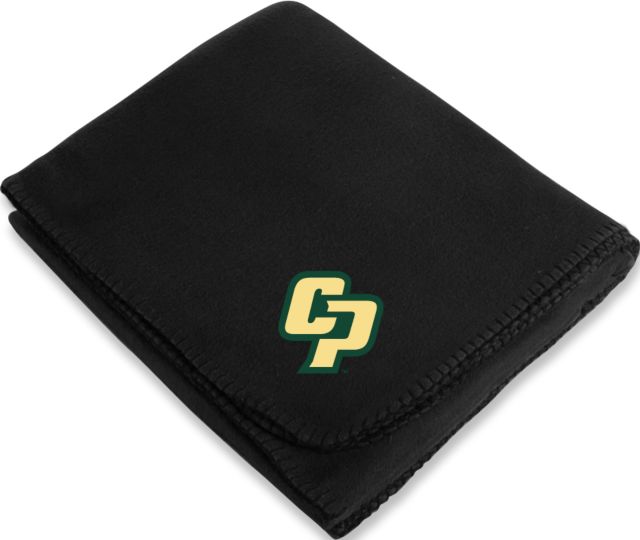 Cal Poly Arctic Fleece Blanket Interlocking CP - ONLINE ONLY