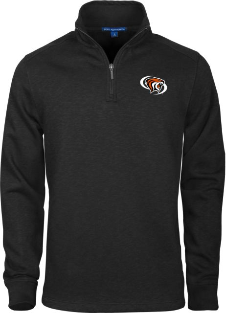 Pacific Tigers Slub Fleece 1/4 Zip Pullover Pacific Powercat Primary Mark - ONLINE ONLY