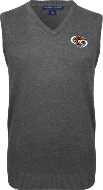 Pacific Tigers Fashion Sweater Vest Pacific Powercat Primary Mark - ONLINE ONLY