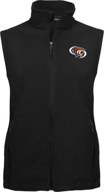 Pacific Tigers Fleece Full Zip Vest Pacific Powercat Primary Mark - ONLINE ONLY