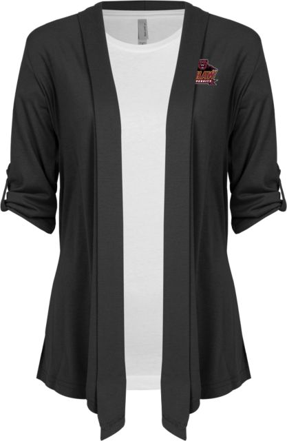 Shaw University Ladies Drape Front Cardigan Shaw University Primary - ONLINE ONLY