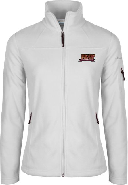 Shaw University Columbia Ladies Full Zip Fleece Jacket Shaw University Stacked Logo - ONLINE ONLY