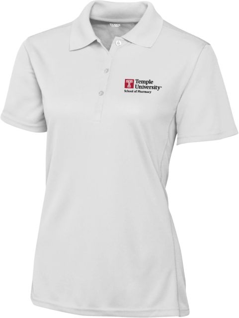 Temple C&B Womens Clique Ice Pique Polo School of Pharmacy - Temple University - ONLINE ONLY