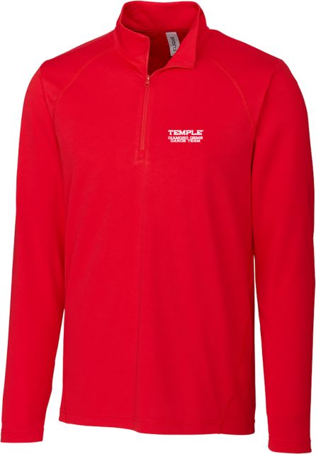 Temple C&B Clique Ice Pique Half Zip Diamond Gems Dance Team - Temple University - ONLINE ONLY