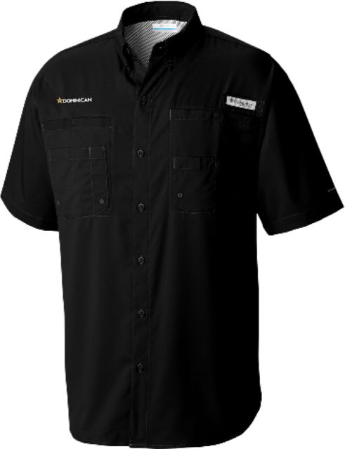 Dominican Columbia Tamiami Performance Short Sleeve Shirt Dominican with Star Flat - ONLINE ONLY