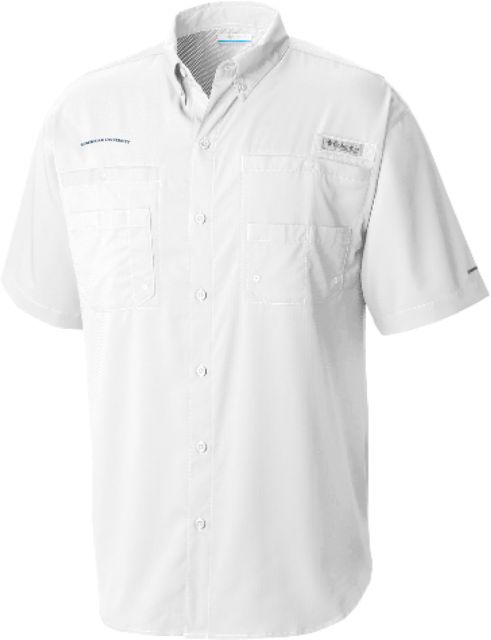 Dominican Columbia Tamiami Performance Short Sleeve Shirt Dominican University Arched - ONLINE ONLY