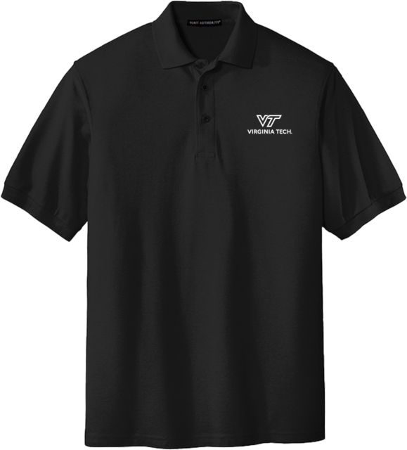 Virginia Tech Univ Extended Silk Touch Polo Primary Institutional Mark - PLUS - ONLINE ONLY
