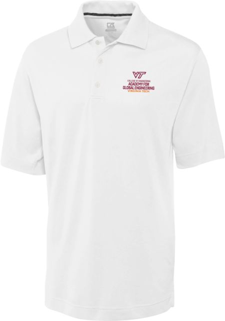 Virginia Tech CandB Advantage TriBlend Pique Polo Academy for Global Engineering Vertical R - ONLINE ONLY