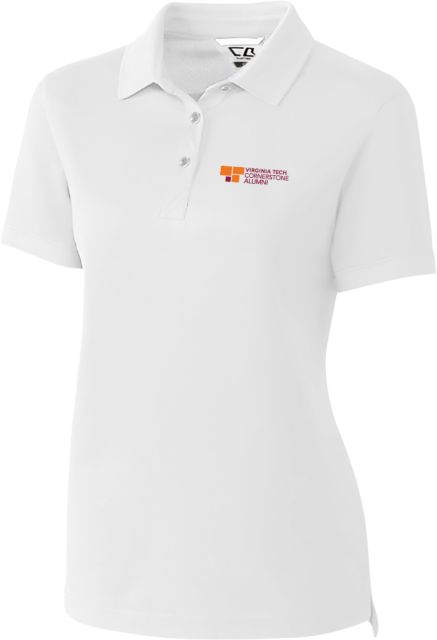 Virginia Tech Ladies CandB Advantage Polo Cornerstone Alumni Horizontal R - ONLINE ONLY